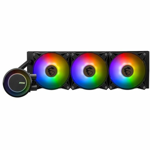 MSI MAG CORELIQUID E360 Cooling Fan/Radiator/Water Block/Pump - 4.72" (120 mm) Maximum Fan Diameter - 3 x Fan(s) - 75.04 CFM Maximum - (Fleet Network)
