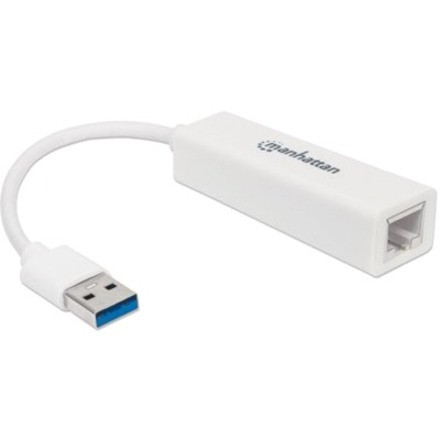 Manhattan 506847 USB 3.0 Gigabit Ethernet Adapter - Desktop - 1 Port RJ-45 - 10/100/1000Base-T