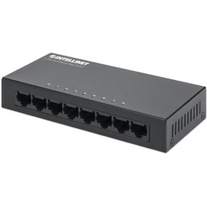 Intellinet 8-Port Fast Ethernet Office Switch - 8 Ports - Fast Ethernet - 10/100Base-TX - 2 Layer Supported - 1.60 W Power Consumption (Fleet Network)