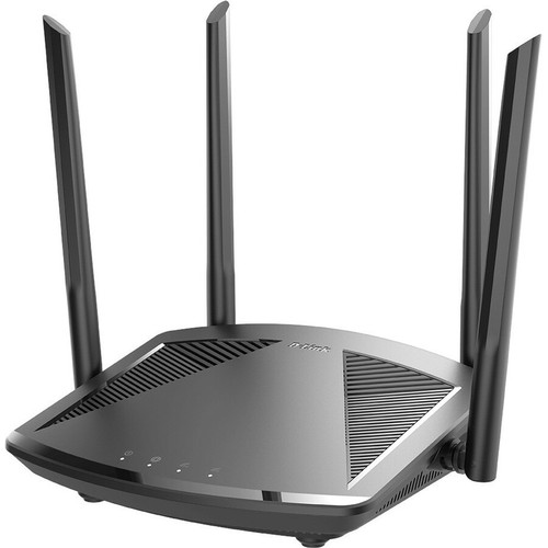 D-Link DIR-X1550 Wi-Fi 6 IEEE 802.11ax Ethernet Wireless Router - Dual Band - 2.40 GHz ISM Band - 5 GHz UNII Band - 4 x Antenna(4 x - (DIR-X1550)