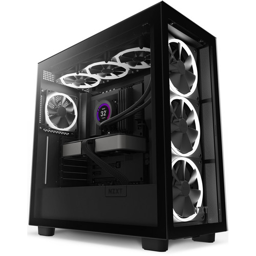 NZXT RGB Core Triple Pack 120 Mm Cooling Fans 78.86 CFM Balanced Airflow 3 Diameter Maximum Fan S X RF-C12TF-B1