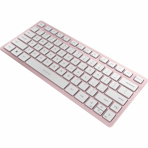 CHERRY KW 7100 Keyboard - Wireless Connectivity - Bluetooth - Compact - 5.1 - 33 ft (10058.40 mm) - Windows Key Hot Key(s) - English - (JK-7100US-19)