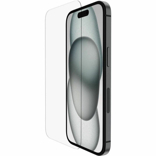 Belkin ScreenForce UltraGlass 2 Treated Screen Protector for iPhone 15 - For LCD Smartphone - Impact Resistant, Scratch Resistant, - - (Fleet Network)