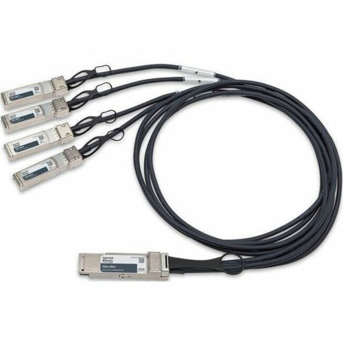 Approved Networks 40GBASE QSFP+ Passive DAC Cable (QSFP+ to 4 x SFP+) Breakout Cable - 13.1 ft Twinaxial Network Cable for Network - 1 (Fleet Network)