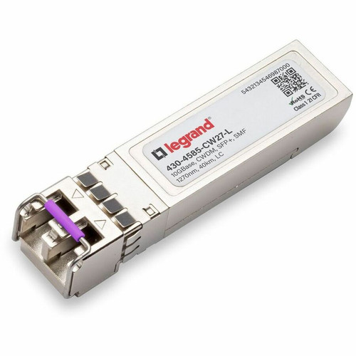 Ortronics Dell/Force10 SFP+ Module - For Optical Network, Data Networking - 1 x LC Duplex 10GBase-CWDM Network - Optical Fiber - - 10 (Fleet Network)