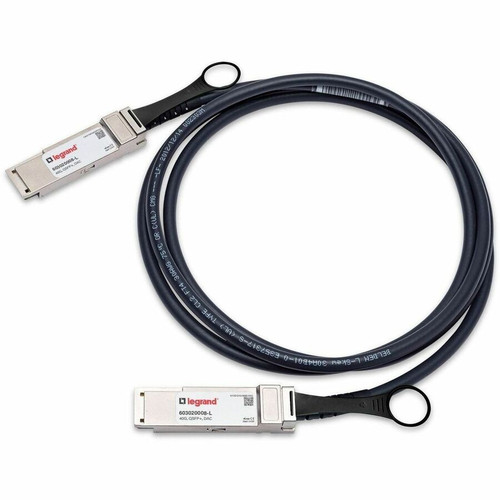 Ortronics DAC Network Cable - 4.9 ft (1.50 m) DAC Network Cable for Network Device - First End: 1 x QSFP+ Network - Second End: 1 x - (Fleet Network)