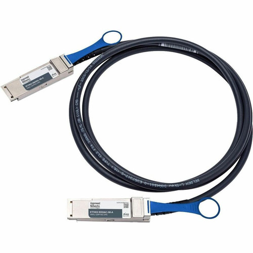 Approved Networks 100GBASE QSFP28 Passive DAC Cable (QSFP28 to QSFP28) - 3.3 ft Twinaxial Network Cable for Network Device - First 1 x (Fleet Network)