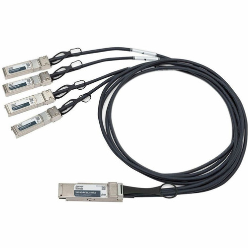 Approved Networks 100GBASE QSFP28 Passive DAC Cable (QSFP28+ to 4 x SFP28) Breakout - 8.2 ft Twinaxial Network Cable for Network - 1 x (Fleet Network)