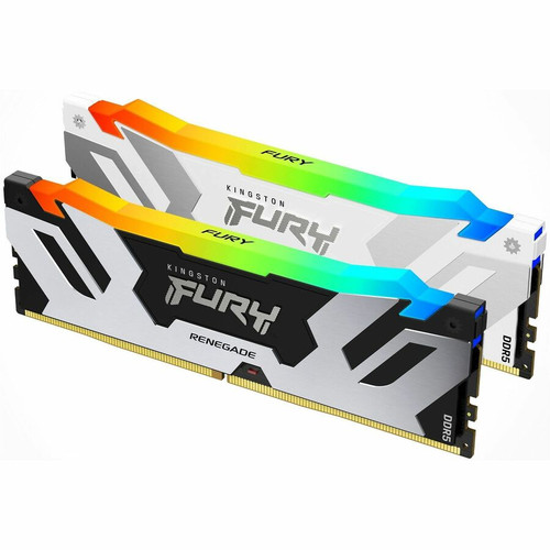 Kingston FURY Renegade 32GB (2 x 16GB) DDR5 SDRAM Memory Kit - For Motherboard - 32 GB (2 x 16GB) - RGB - DDR5-8000/PC5-64000 DDR5 - - (KF580C38RSAK2-32)