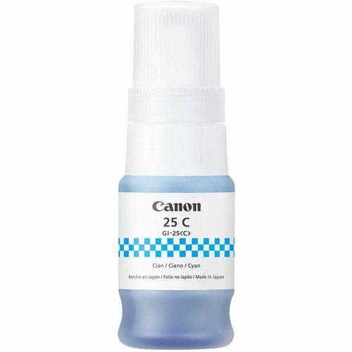 Canon GI-25 Ink Bottles - Inkjet - Cyan - 3000 Pages - 37 mL - 1 Each (Fleet Network)