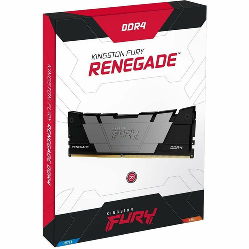 Kingston FURY Renegade 64GB (4 x 16GB) DDR4 SDRAM Memory Kit - For Motherboard - 64 GB (4 x 16GB) - DDR4-3200/PC4-25600 DDR4 SDRAM - - (KF432C16RB12K4/64)