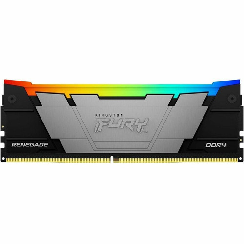 Kingston FURY Renegade 8GB DDR4 SDRAM Memory Module - For Motherboard - 8 GB (1 x 8GB) - RGB - DDR4-3200/PC4-25600 DDR4 SDRAM - 3200 - (Fleet Network)