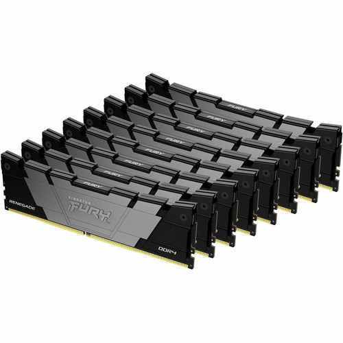 Kingston FURY Renegade 256GB (8 x 32GB) DDR4 SDRAM Memory Kit - For Motherboard - 256 GB (8 x 32GB) - DDR4-3200/PC4-25600 DDR4 SDRAM - (Fleet Network)