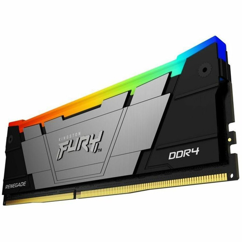 Kingston FURY Renegade 32GB DDR4 SDRAM Memory Module - For Motherboard - 32 GB (1 x 32GB) - RGB - DDR4-3600/PC4-28800 DDR4 SDRAM - MHz (KF436C18RB2A/32)