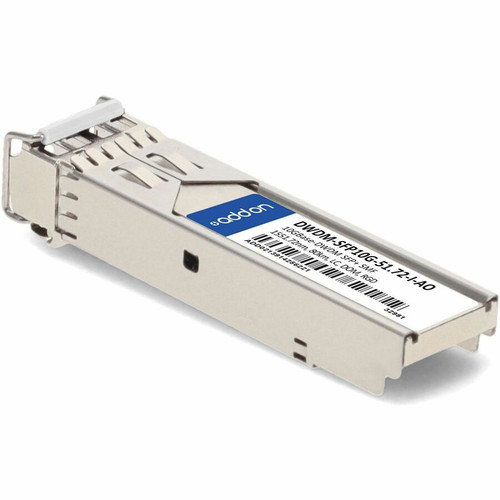 AddOn Cisco DWDM-SFP10G-51.72-I Compatible TAA 10GBase-DWDM SFP+ Transceiver C-Band 100GHz (SMF, 1551.72nm, 80km, LC, DOM, -40 to 85C) (DWDM-SFP10G-51.72-I-AO)
