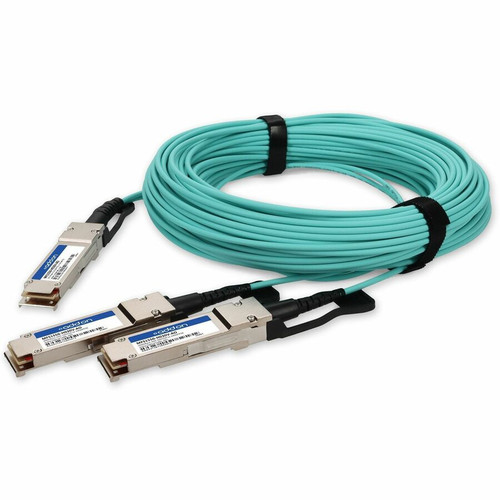 AddOn Mellanox MFS1S50-H030V Compatible TAA Compliant 200G-AOC QSFP56 to 2xQSFP56 Infiniband HDR Active Optical Cable (850nm, MMF, - - (Fleet Network)