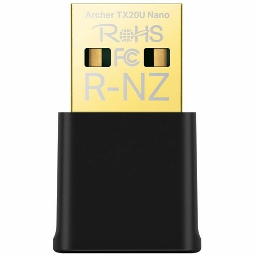 TP-Link Archer TX20U Nano AX1800 IEEE 802.11 a/b/g/n/ac/ax Dual Band Wi-Fi Adapter for Desktop Computer - USB 2.0 - 2.40 GHz ISM - 5 (Fleet Network)
