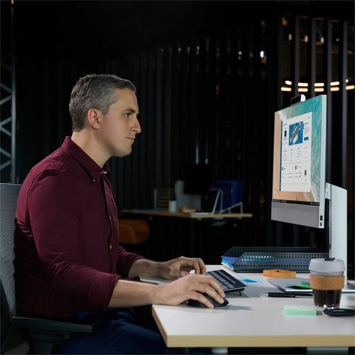 HP EliteOne 840 23.8 Inch Full HD Touch All-in-One Business Desktop With Intel 16 GB And 256 SSD Touchscreen Computer Core Gen 6Q4W7EP#ABC