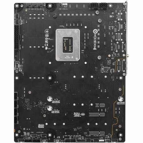 MSI PROJECT ZERO ATX Desktop Motherboard Intel Chipset Socket LGA1700 Supports Pentium Gold Celeron And Core Processors 192 Z790PROJECTZERO