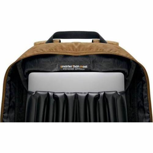 STM Goods Carrying Case Rugged Backpack For 15 To 16 Inch Notebook Coffee Wear Resistant Nylon Body Shoulder Strap STM-111-395P-02
