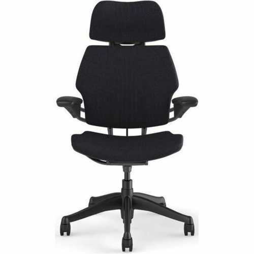Humanscale Freedom Headrest - Graphite Seat Color - Foam Seat Material - Graphite Frame Color - 5-star Base - Graphite - Armrest (Fleet Network)