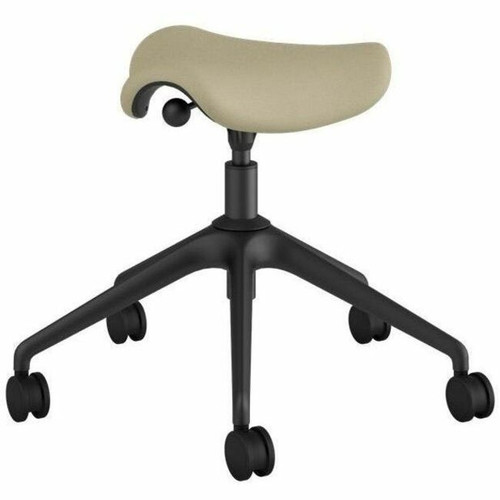 Humanscale Freedom Active Pony Stool - Mineral Seat Color - Foam Seat Material - 5-star Base - Graphite - Leather (Fleet Network)