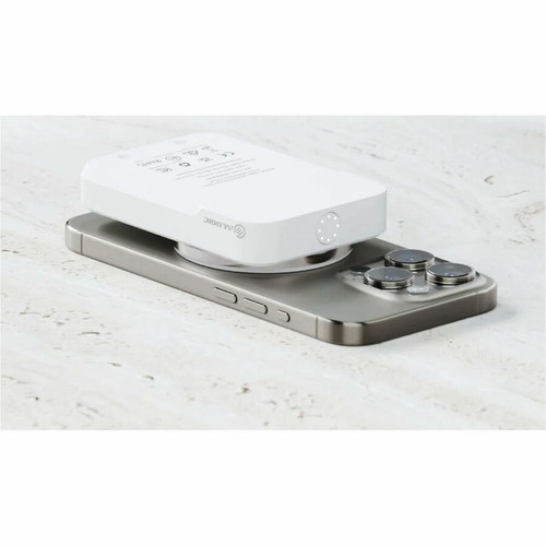 D&H Matrix Ultimate 3-in-1 Wireless Charger with 5,000mAh MagSafe Power Bank - For iPhone, Wireless Earbud, AirPods Pro, Apple Watch, (MFPB5KM)