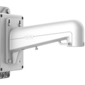 Hikvision White Pole Mount And Junction Box For Surveillance Cameras With Rated Load Capacity Reliable Installations DS-1602ZJ-BOX-POLE