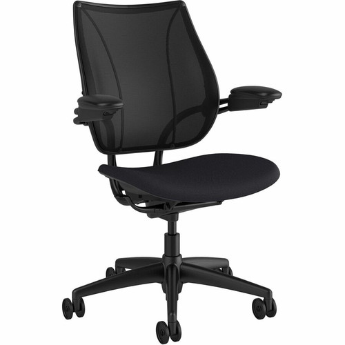 Humanscale Liberty Conference/Task Chair - Graphite Seat Color - Foam, Fabric Seat Material - Mesh Back Material - Black Frame Color - (Fleet Network)