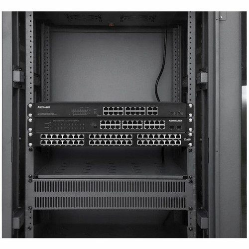 Intellinet Pro Line Network Cabinet with Integrated Fans, 18U - For IT Equipment, Server, Networking, Equipment, Telecommunication, - (716222)
