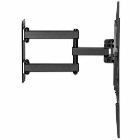 Manhattan Mounting Bracket for TV, LCD TV, OLED TV, Plasma TV, Curved Screen Display, Flat Panel Display - Black - 1 Display(s) - 37" (Fleet Network)