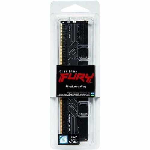 Kingston 128GB (8 x 16GB) DDR5 5600MT/s CL28 FURY Renegade Pro RDIMM Black EXPO - For Motherboard - 128 GB (8 x 16GB) - DDR5 SDRAM - - (KF556R28RBEK8-128)