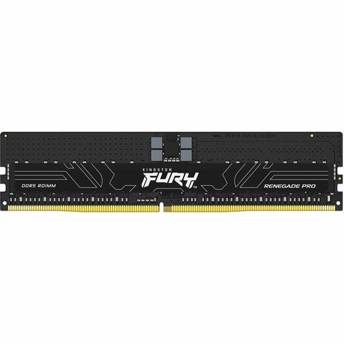 Kingston 256GB (8 x 32GB) DDR5 6800MT/s CL34 FURY Renegade Pro RDIMM Black XMP - For Motherboard - 256 GB (8 x 32GB) - DDR5 SDRAM - - (Fleet Network)