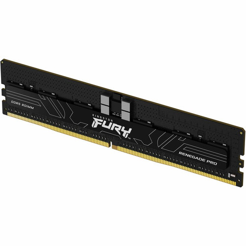Kingston 32GB (1 x 32GB) DDR5 6400MT/s CL32 FURY Renegade Pro RDIMM Black EXPO - For Motherboard - 32 GB (1 x 32GB) - DDR5 SDRAM - MHz (Fleet Network)