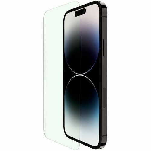 Belkin UltraGlass Blue Light Filter Screen Protector for iPhone Transparency - For OLED iPhone 14 Pro - Drop Resistant, Wear Tear - 9H (Fleet Network)