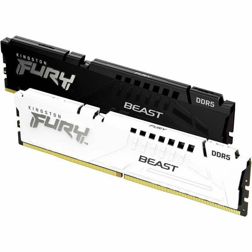 Kingston FURY Beast 16GB DDR5 SDRAM Memory Module - 16 GB - DDR5-6800/PC5-54400 DDR5 SDRAM - 6800 MHz Single-rank Memory - CL34 - 1.40 (KF568C34BBE-16)