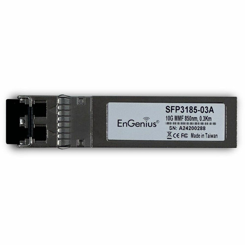EnGenius SFP+ Switch 10Gig Transceiver Module - For Data Networking, Optical Network - 1 x LC Duplex 10Gbase-SR Network - Optical - - (Fleet Network)
