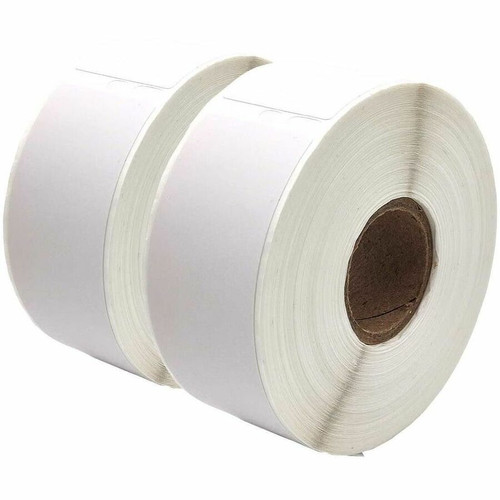Premium Tape Address Labels - Alternative for Dymo 30252 - 1-1/8" x 3-1/2" (28 mm x 89 mm) - Black on White - 350 Labels / Roll - 2 / (DY30252)
