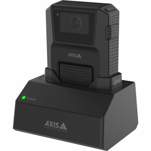AXIS Cradle - Docking - Wearable Camera, Surveillance System Controller - 1 Slot - Charging Capability - Pogo Pin - Black (02969-004)