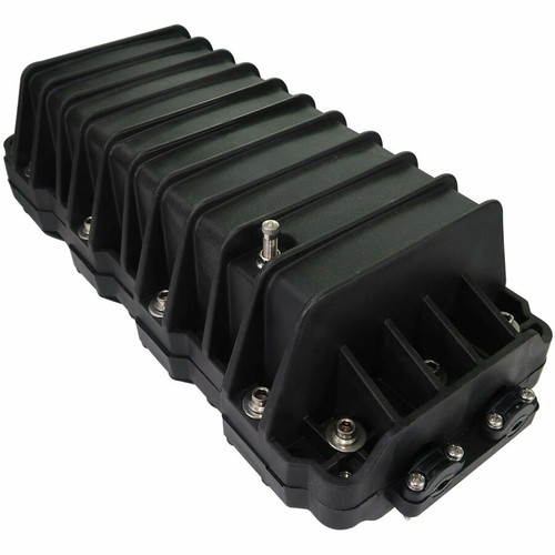 Tripp Lite series Fiber Splice Horizontal Enclosure 6 Splicing Trays 144 Fiber Capacity IP68 Rated (Fleet Network)