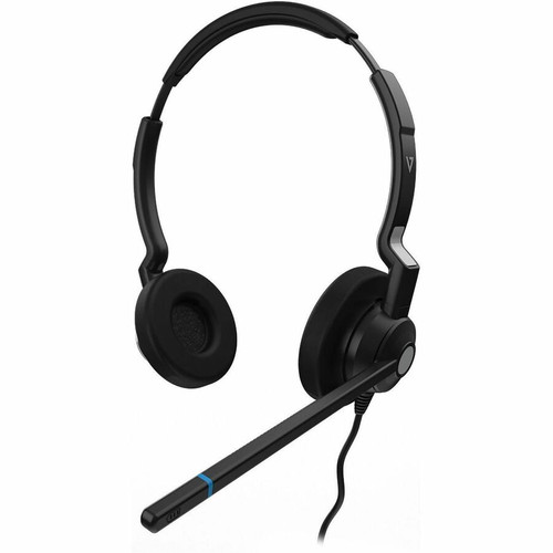 V7 Quick Disconnect Call Center Headset - V7 HQ511 QD Call Center Headset - Stereo - Wired - On-ear - Binaural - Poly Quick Disconnect (HQ511)