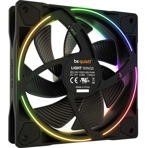 Be Quiet Light Wings 120 Mm PWM Triple Pack 3 Fan Set RGB Ready Control Diameter Maximum CFM Rpm S X BL076