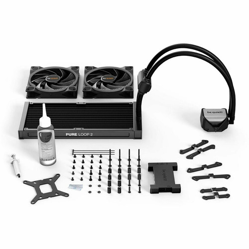Be Quiet Pure Loop 2 FX All In One Liquid CPU Cooler 140 Mm Dual Fan 2200 RPM PWM Intel Fan/Radiator/Pump Diameter Cooling Maximum S X BW014