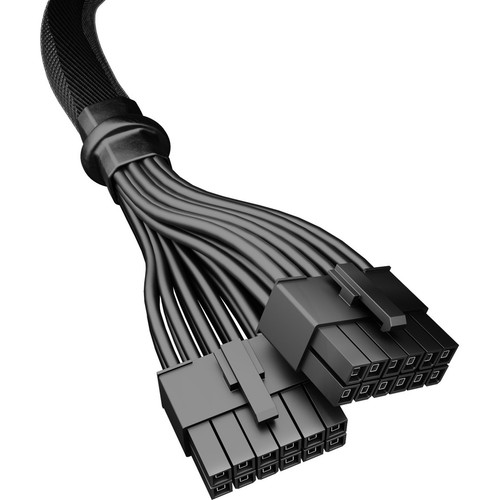 be quiet! ! BC072! ! ! ! ! ! ! ! ! 12VHPWR Adapter Cable - 2 ft PCI-E to 12VHPWR for NVIDIA RTX 4090/4080 &! ! ! ! PSUs