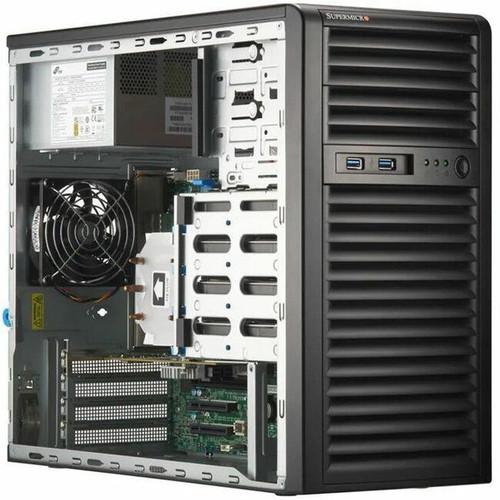 Supermicro SuperWorkstation SYS-531R-I Server Barebone System - Mini-tower - 1 x Processor Support - Intel C262 Chip - 128 GB DDR5 RAM (Fleet Network)