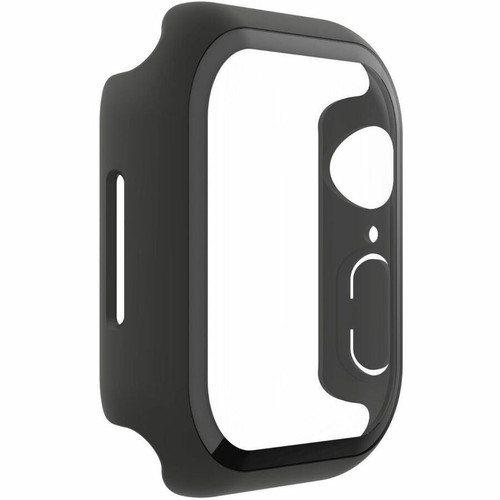 Belkin TemperedCurve 2-in-1 Treated Screen Protector + Bumper for Apple Watch Series 8 Black, Clear - For OLED Apple Watch - Impact - (Fleet Network)