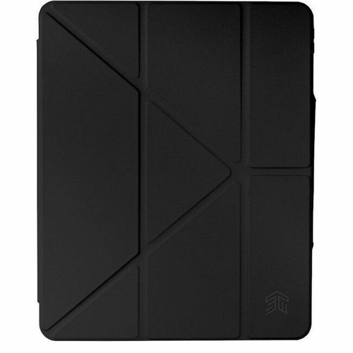 STM Goods Opp Carrying Case (Folio) for 13" Apple iPad Air 13 (2024) Tablet - Black - Drop Resistant - Thermoplastic Polyurethane Body (Fleet Network)