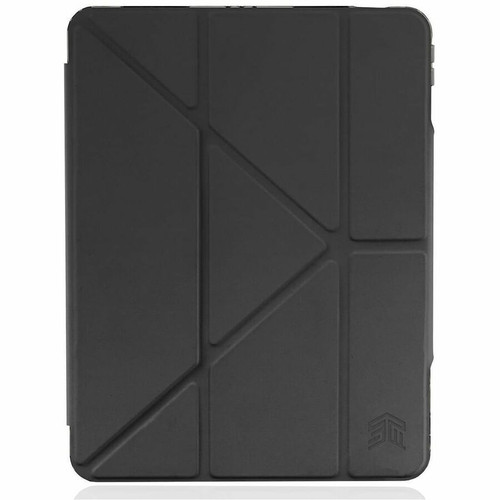 STM Goods Opp Carrying Case (Folio) for 11" Apple iPad Air 11 (2024) Tablet - Black - Drop Resistant - Polycarbonate, Polyurethane - x (Fleet Network)