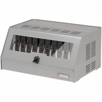 Bretford CUBE Battery Charging Station - 12.30" (312.42 mm) Height x 14" (355.60 mm) Width x 17" (431.80 mm) Depth - Steel - Charcoal (CBSUSBC5XL-CK)