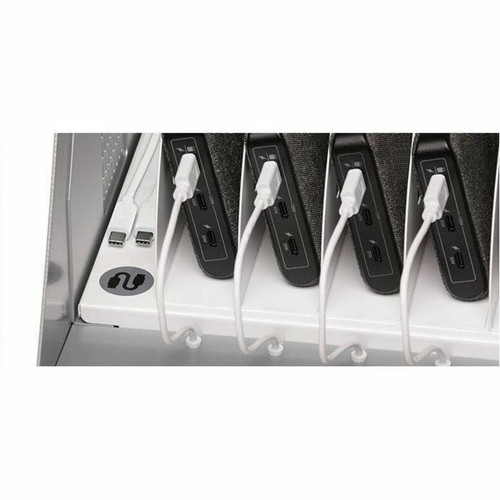 Bretford CUBE Battery Charging Station - 10 Devices Supported - 12.30" (312.42 mm) Height x 20.28" (515.11 mm) Width x 17" (431.80 mm) (CBSUSBC10XL-AW)